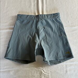 Tracksmith Run Cannonball Run Short Tights S Gray Blue